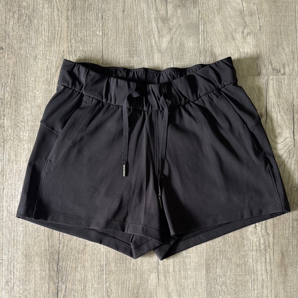 Lululemon Women's Black Drawstring Shorts